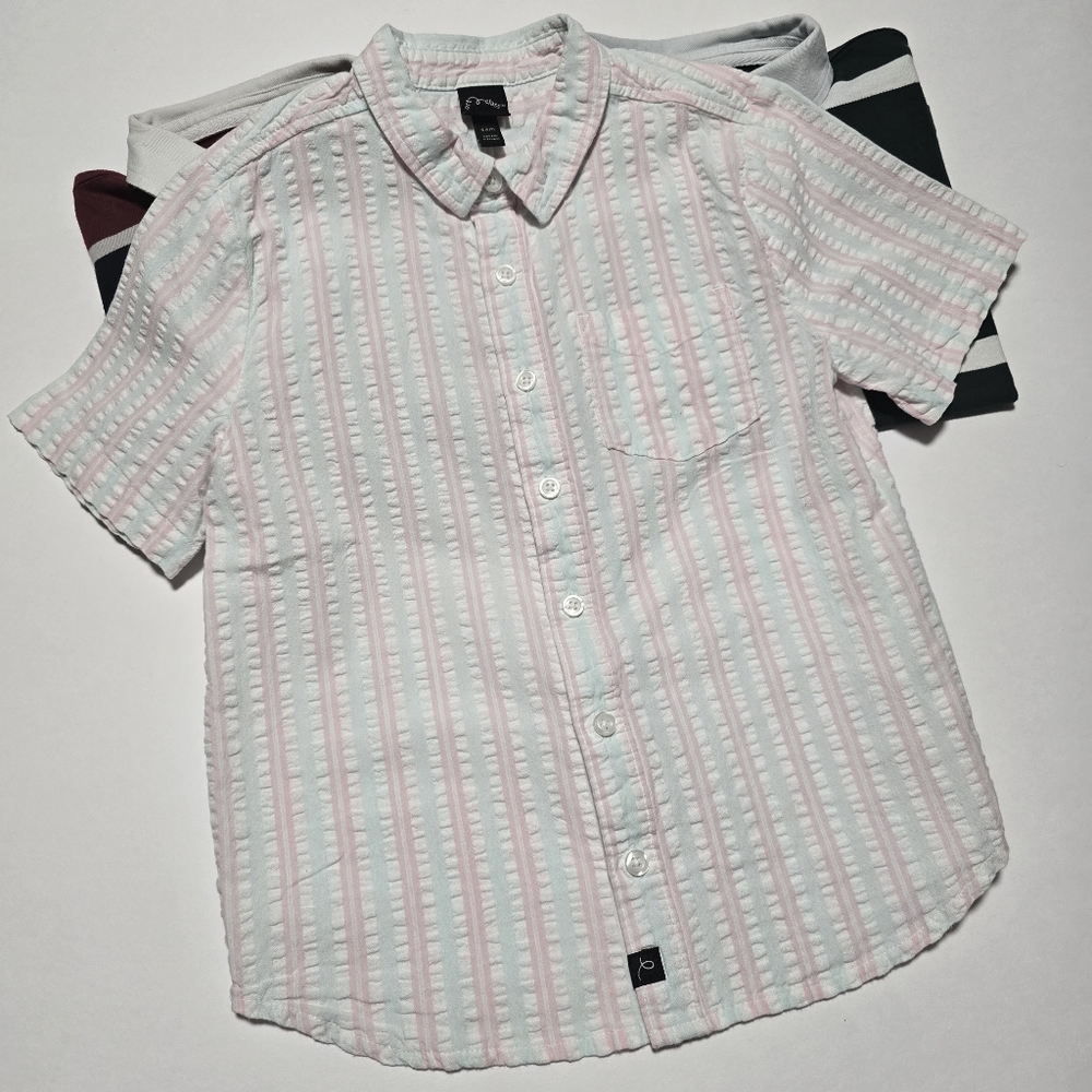 6-7 Youth Boys Graphic and Collared Shirts Bundle - 6 Items - Picture 8 of 16